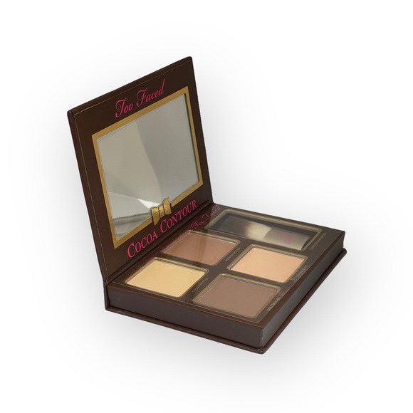 VHTF: new Too Faced ㋛ Cocoa Contour Face Palette Kit ㋛ Baby Buki Brush ㋛ 4 Color - Picture 8 of 16